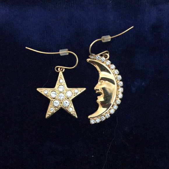 Kirks Folly Jewelry - Kirks Folly Star and Moon Whimsical Earrings